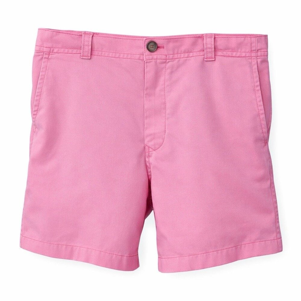 Vineyard Vines Men Island Chino Shorts Size 34 Pink Preppy Coastal Classic Beach